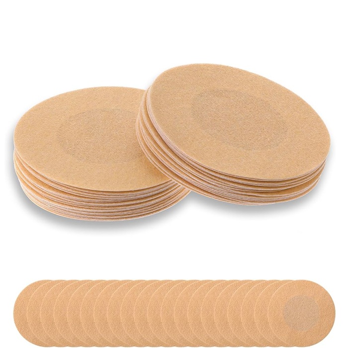 10 Disposable Self-Adhesive, Nipple Pasties Cover For Women- Satin Breast Petals(5 Pairs) - Image 2