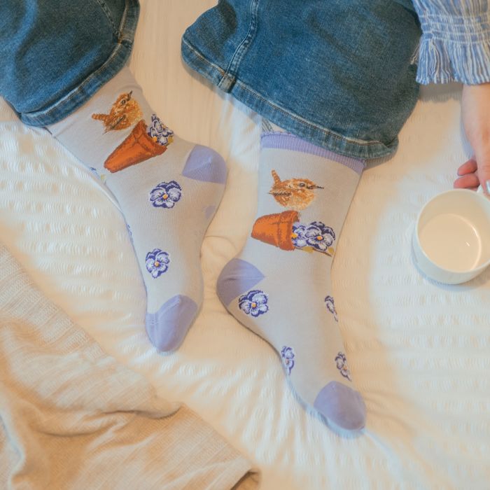 'Pottering About' Wren Socks - Image 3